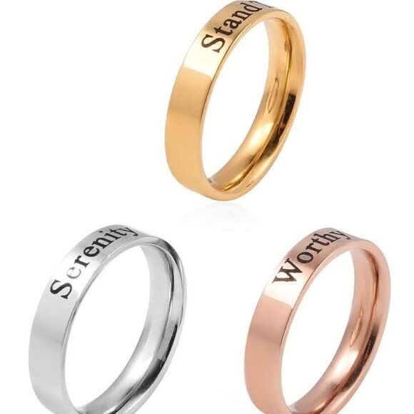 Set of 3 Band Rings - Picture 3 of 8